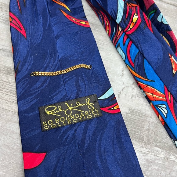 Rush Limbaugh No Boundaries Bright Multicolored Tie - Picture 3 of 4